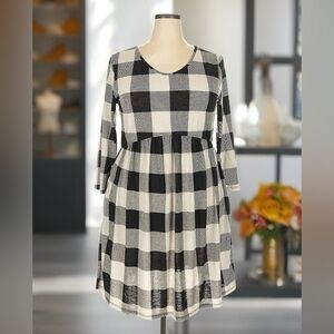 #18 • Heimish USA Buffalo Check Dress Fall Casual Womens Size 2X